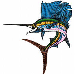Fishes Embroidery Design 12 Fishes Embroidery Design 12